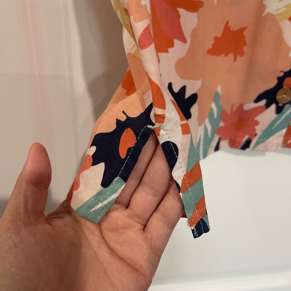 Tropical Hawaiian Short Sleeve Blouse | Size XL - Picture 3 of 8
